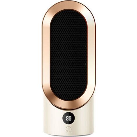 – Radiateur soufflant céramique PTC 800W – Température constante intelligente – Réglage à deux niveaux – Silencieux pour maison et bureau (1/4)