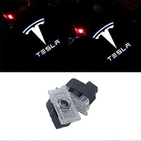 pièces pour les lumières de bienvenue Tesla, spécialement pour les modèles Tesla Model 3 X Lumières de projection de lumières de porte à LED
