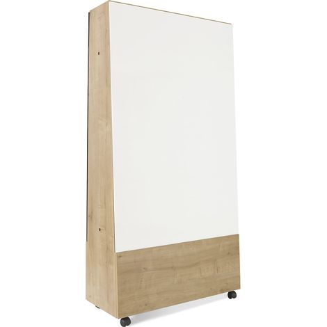 FRANKEL kaiserkraft, Tableau blanc mobile NATURAL, version (1/5)