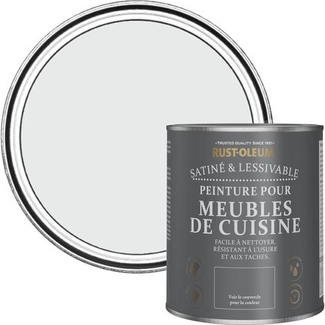 Peinture Blanche pour Meubles de Cuisine, Finition Satinée - 750ml (1/5)