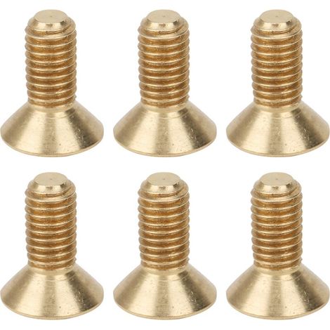 50 vis à six pans creux plats M3 en cuivre pur, tête fraisée, outil de quincaillerie industrielle M3 x 8 (1/5)