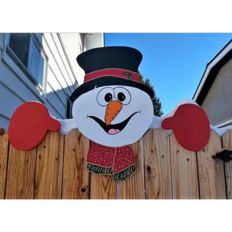Louveaux, pelouse et jardin parfaits et durables, décoration de Noël extérieure (bonhomme de neige)
