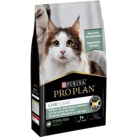 Dinde stérilisée PURINA PRO PLAN LIVECLEAR 2,8 kg