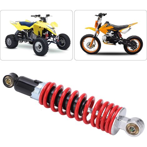 Amortisseur Arrière Universel Moto 270mm 5 Niveaux Ajustable pour 50cc‑125cc Quad Kart