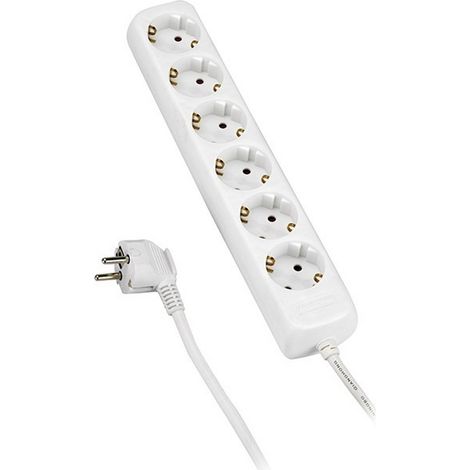 MULTIPRISE 6 PRISES AVEC CÂBLE 3X1,5 1,4 MÈTRES ALYCO