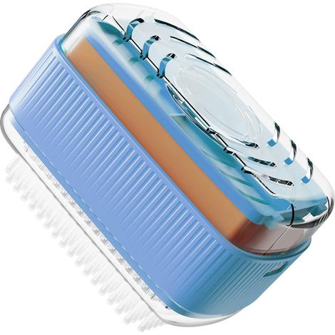 Multifunktionaler 2-in-1-Schaumseifenspender mit Seifenhalter, doppellagiges Design. (1/5)