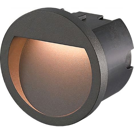 FORLIGHT Medi Foco Empotrable de Pared Exterior LED Blanco cálido 3000K