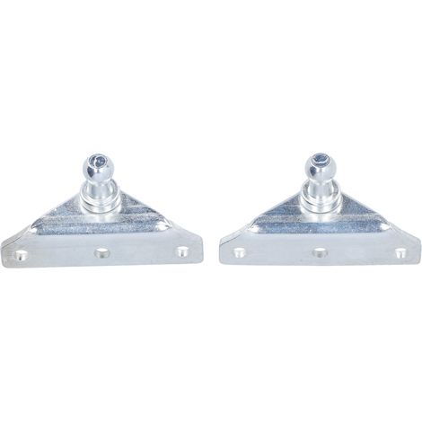 Lot de 2 Supports Rotulés 10mm pour Ressort à Gaz Prop Strut M10, Accessoires Auto, Fixations Universelles en Acier (1/5)