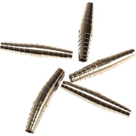 Ressorts hélicoïdaux de rechange, acier inoxydable, argentés, 5,8 cm de long, lot de 5, pièces détachées pour ressorts de sécateur. (1/5)