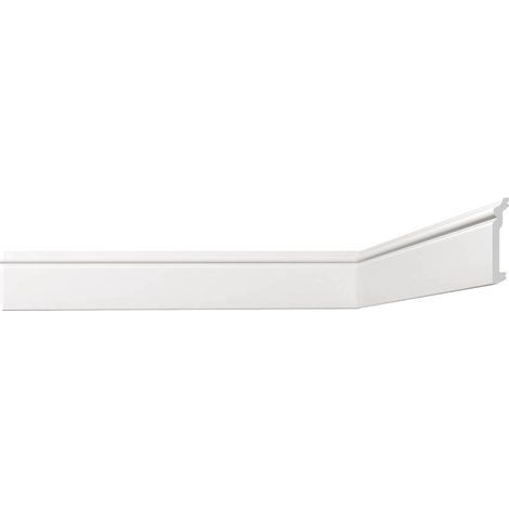 BATTISCOPA DECORATIVO SERIE 'LUXSTYL' mod. 'L7512' - mm 12 x 75 x 2 mt
