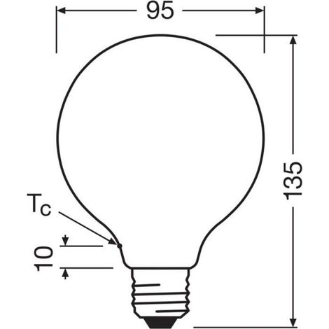 Ampoule LED - 1 - Verre Givré - Filament Décoratif - Eclairage Général - E27 5W 2700K UMD MUSICAL (1/5)
