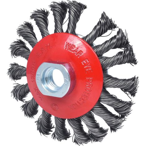 KS Tools - Brosse acier torsadé 0,5 mm, Ø 100 mm - 340.0048 (1/5)