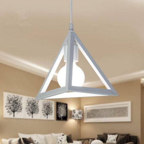 Lampadario Da Soffitto A Sospensione Triangolo 3d Portalampada E27 (1/4)