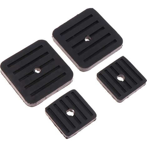 Patin anti-vibration durable, support en caoutchouc antidérapant et am (1/5)