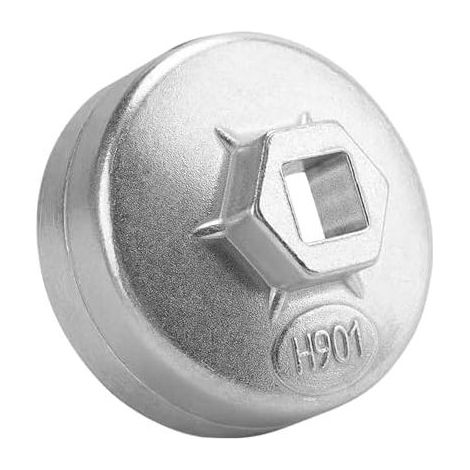 Ölfilterschlüssel 901 65 mm mit 14 Nuten, Ölfilterkappen, Aluminiumlegierung, für 1/2"-Antrieb, Werkzeug für Honda Accord, Acura Civic CRV, Nissan - H901 (1/5)