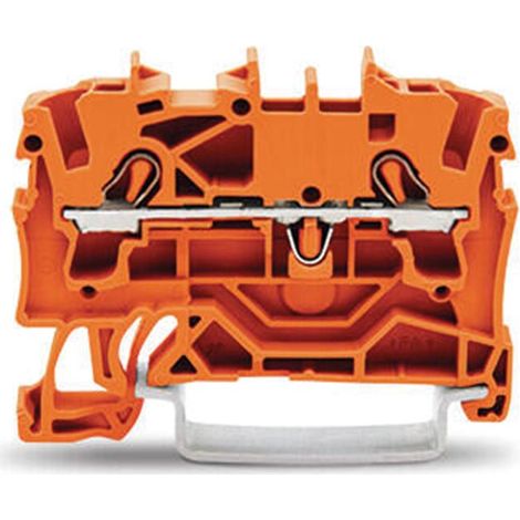 Conector de barra colectora de 2 hilos, 2,5 mm², naranja, 2002-1202 topjobs