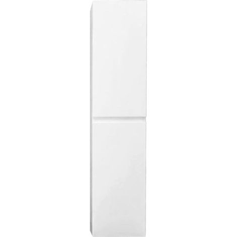 B-Way 30x133x35 cm mobile da bagno sospeso alto in legno, bianco lucido (BWAY35W)