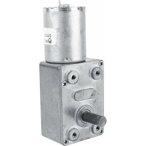 12-V-Gleichstrom-Reversibler Elektromotor mit hohem Drehmoment und Schneckengetriebe für Fenster- und Türöffner (6 U/min) (1/5)