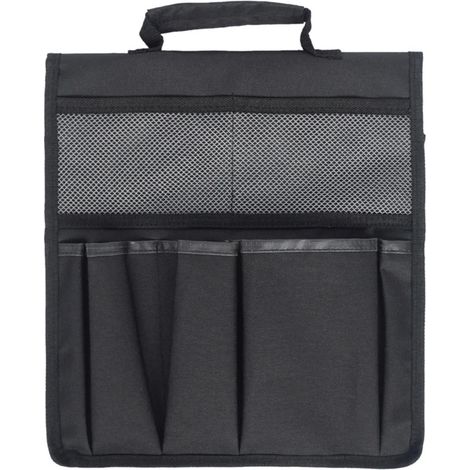 Sac à outils de jardin noir pour outils de jardinage - Sac à outils de jardin multifonctionnel, organisateur d'outils de jardin imperméable en Oxford (1/5)