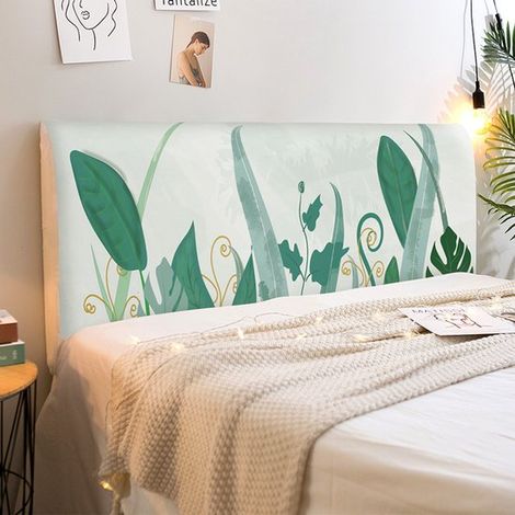Copritestiera XL per testiere di altezza compresa tra 50 e 65 cm, lunghezza 190 cm e spessore inferiore a 30 cm. Copritestiera antipolvere. (1/5)