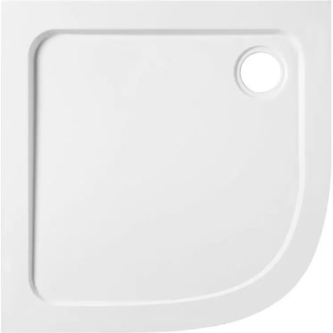 Receveur douche antidérapant JACOB DELAFON Flight, quart de rond 80 x 80 cm