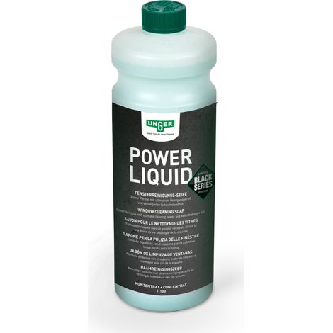 Unger Power Liquid Reinigungskonzentrat Glasreiniger 1 Liter Mischung 1:100