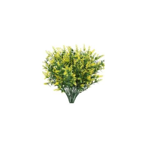 Set di 6 fiori di lavanda artificiali, realistici, resistenti ai raggi UV e luminosi. - Crezuo