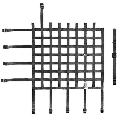 Kit de fixation pour filet de fenêtre de voiture - Accessoires style ruban 20H x 24L Noir (1/5)
