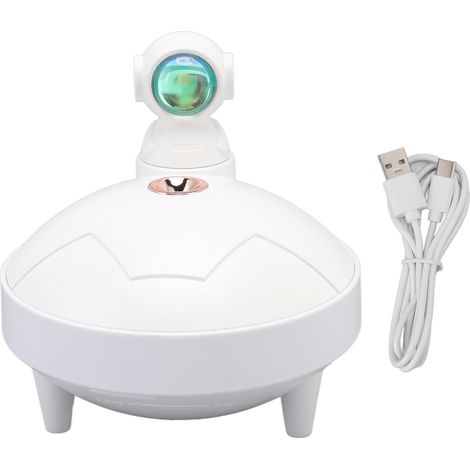 Sunset Light Humidifier 290ml 4H Timing Adjustable Angle USB Charging Desktop Astronaut Humidifier for Home Office