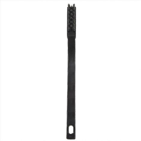Lot de 60 pièces mini brosse métallique acier inoxydable brosse noir, 6.7 pouces (1/5)