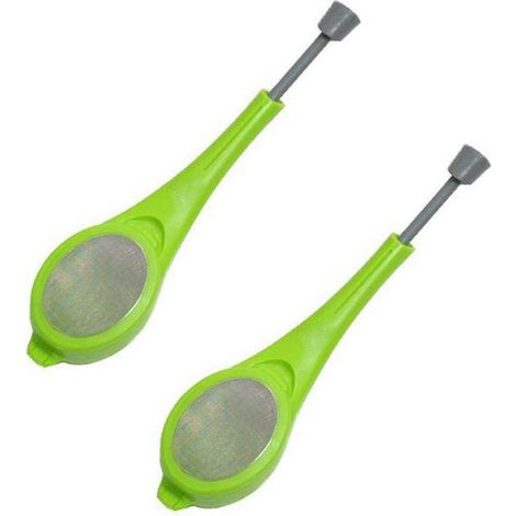 Passoire à thé en Acier Inoxydable et Silicone.Le Filtre à thé Convient à Tous Les Types de Feuilles de thé en Vrac, (1/5)