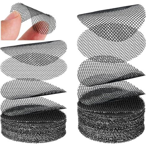 Tampon Maille de Trou de Pot Fleur,100 Pcs Maille de Drainage pour Pot de Fleur Jardinage De Fleur Trou Maille Tapis Carrés Empêchent la Perte de Sol (1/5)