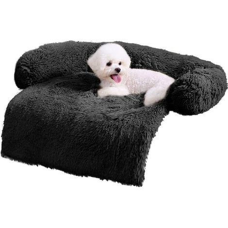 Protège-matelas moelleux et apaisant avec housse amovible et lavable, 1049515cm, noir (1/5)