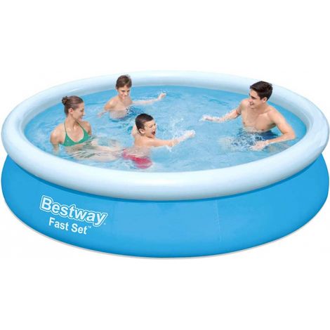 Piscina Desmontable Autoportante Bestway Fast Set 366x76 cm Depuradora de cartucho de 1.249 L/H
