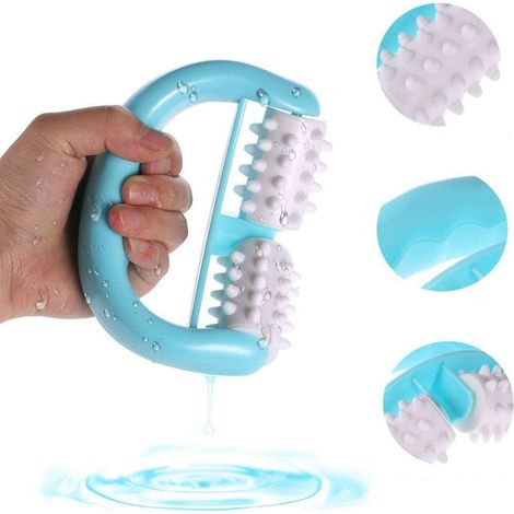 Appareil de massage en forme de V avec 2 bras et 2 roues pour un massage apaisant des bras-AquaForge (1/5)