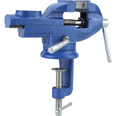 Schnellspann-Drehschraubstock mit Amboss, für Schmuck- und Holzbearbeitung (60 mm) (1/4)