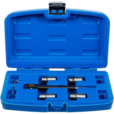Jeu de Fraises de Nettoyage pour Injecteurs CDI - 5 pcs - Nettoyage Précis et Efficace, Acier, Pro - D-Work (1/5)