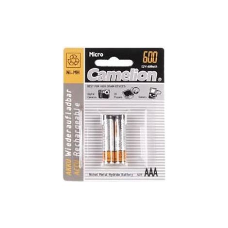 2 batteries rechargeable nimh pile accu aaa/lr3 lr