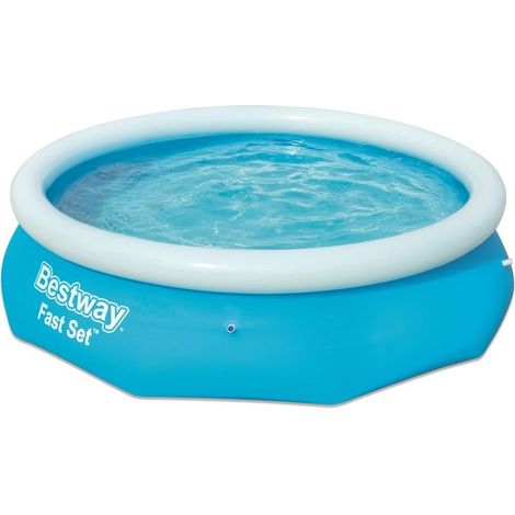 PISCINA BESTWAY TONDA IN PVC ANELLO 305H76 -57266 (1/10)