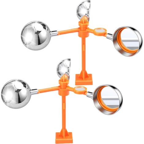 Lot de 2 Répulsifs Anti-Oiseaux Rotatifs Réfléchissants, Effaroucheur à Vent pour Jardin, Balcon, Arbres Fruitiers (1/5)