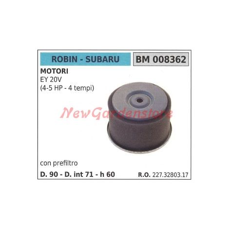 Filtro aria con prefiltro ROBIN per motore rasaerba EY 20V 008362