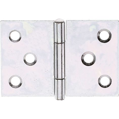 Scharnier 40x60mm Stahl roh galv. gelb verz. Ausführung: breit GAH (1/3)