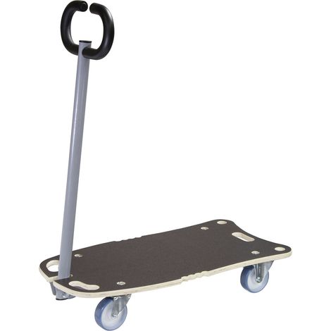 Transportwagen klappbar bis 300kg Tragkraft mit Softrollen - Klappwagen 800x400mm + MaxiGRIP Ladefläche (1/5)