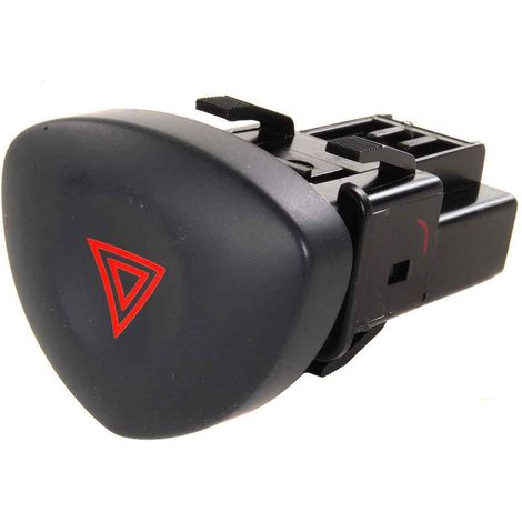 Bouton Warning Clio 2 Feux de Détresse Bouton d'avertissement pour Clio MK 2 Noir 8200442723 (1/5)
