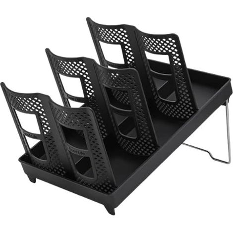 Universeller Becherhalter-Organizer Kaffeetassen-Aufbewahrungsständer rutschfest 6 Fächer platzsparende Tablet-Lösung robuster Küchenorganizer (1/5)