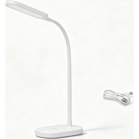 Lampe LED à Col Flexibles Rechargeable USB – Idéale pour Étude et Bureau, Lumière Adaptative et Douce, Confort Visuel et Productivité Maximale (1/3)
