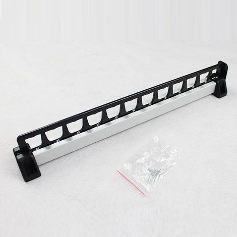 Penderie coulissante à barres pour 12 cintres, longueur 315 mm-AquaForge (1/2)