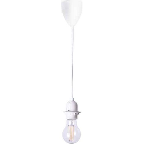 Cable Colgante Para Lámpara De Techo - E27 - 130cm - Blanco