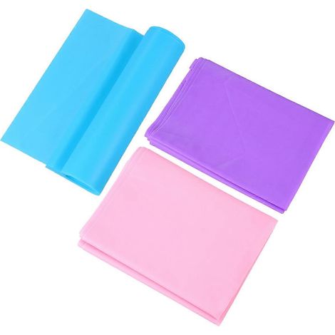 Bandes de résistance portables pour le yoga, élastiques de fitness, cordes de résistance, lot de 3 (1/5)