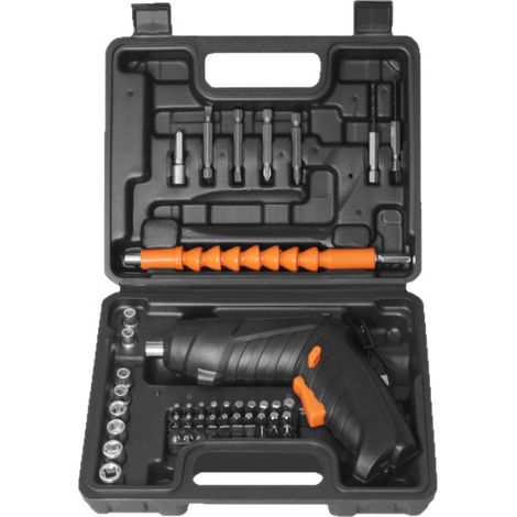 Elektrischer Schraubendreher, wiederaufladbarer Akkuschrauber, elektrisches Bohr-/Schraubendreher-Set, Pistolengriffschraubendreher mit Drehmomenteinstellung, 2-Positionen-Griff mit LED-Licht.